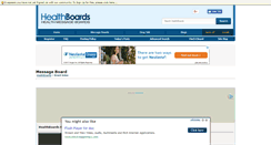 Desktop Screenshot of index.healthboards.com