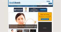 Desktop Screenshot of healthboards.com
