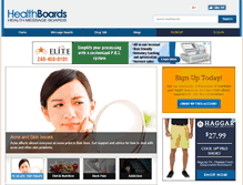 Tablet Screenshot of healthboards.com